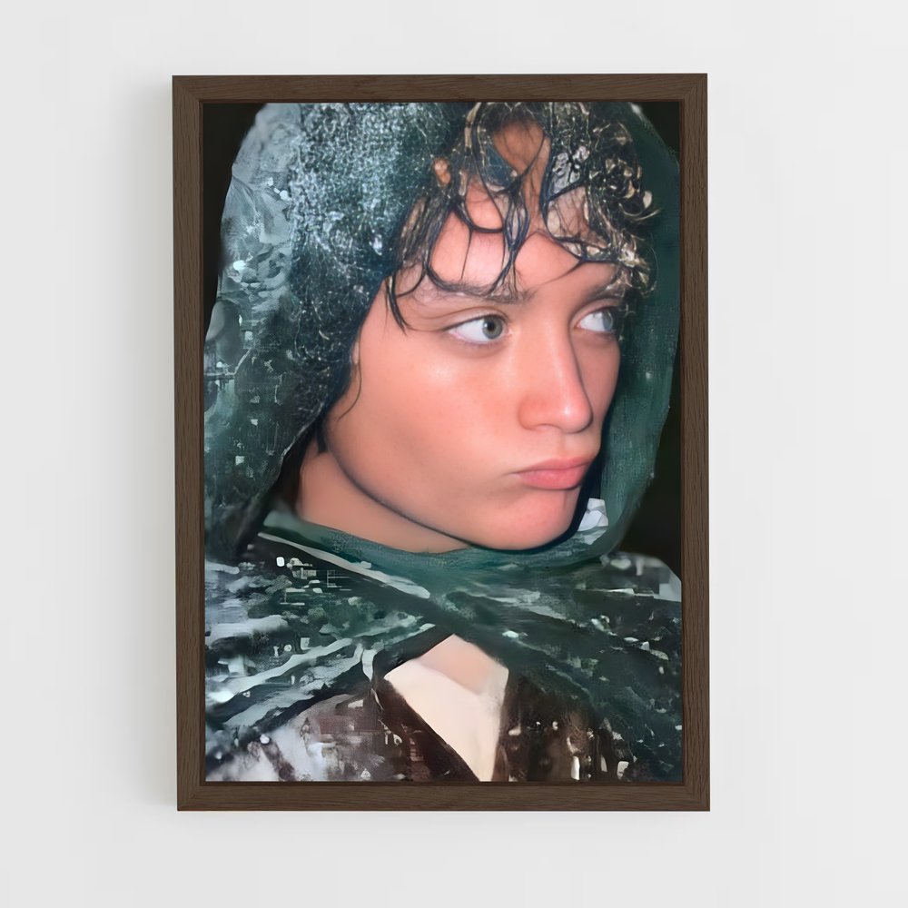 ap-frodo baggins-1 cadre Bois foncé