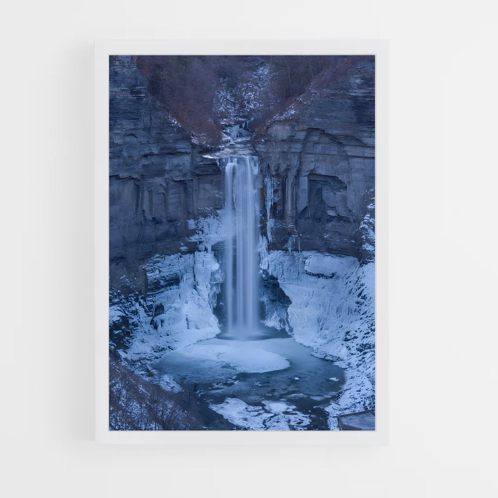 ap-frozen waterfall-1 cadre Blanc