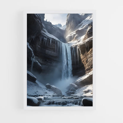ap-frozen waterfall-8 cadre Blanc