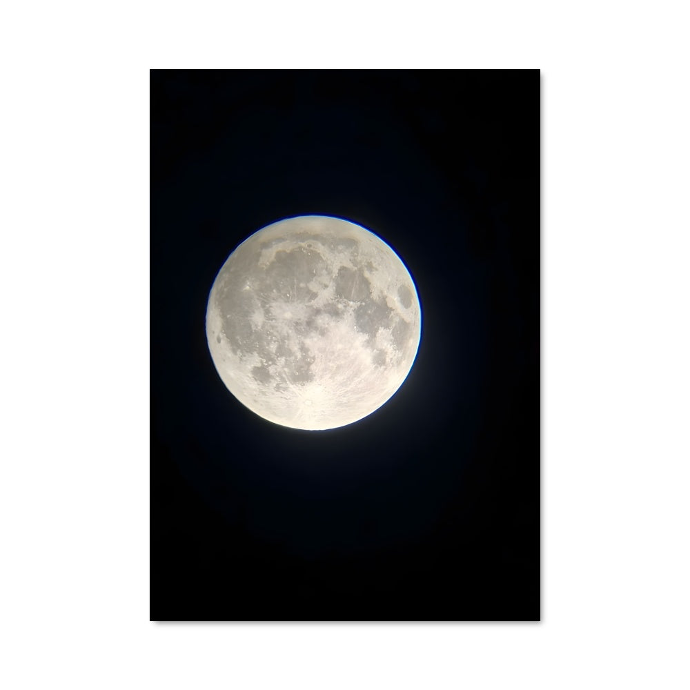 Poster Lune à Travers le Télescope
