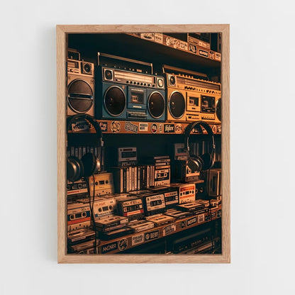 ap-fun radio-6 cadre Bois clair