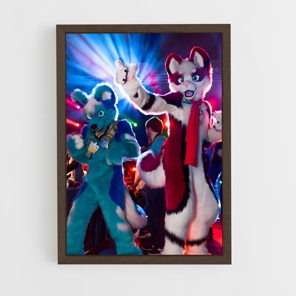 ap-furry convention-4 cadre Bois foncé