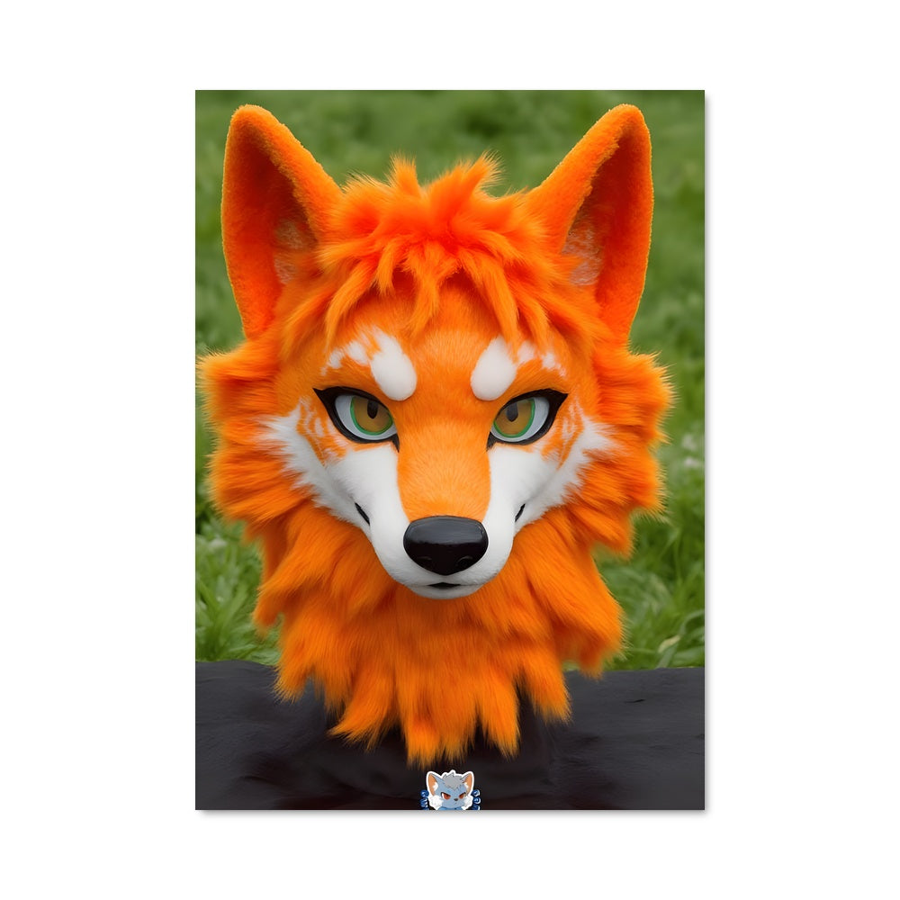 Poster Renard Émeraude