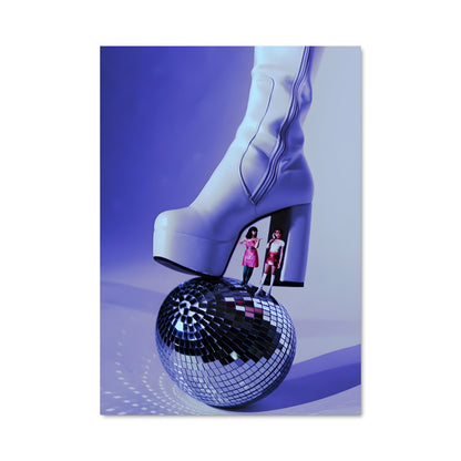 Poster Disco Futuriste