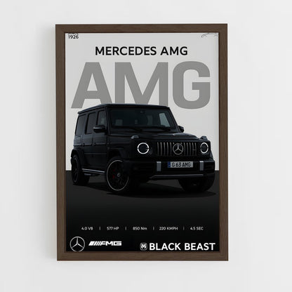 ap-g63 amg-5 cadre Bois foncé