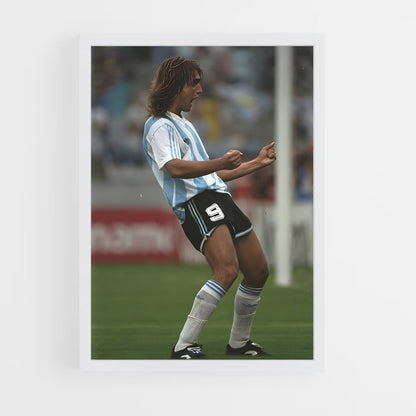ap-gabriel batistuta-7 cadre Blanc