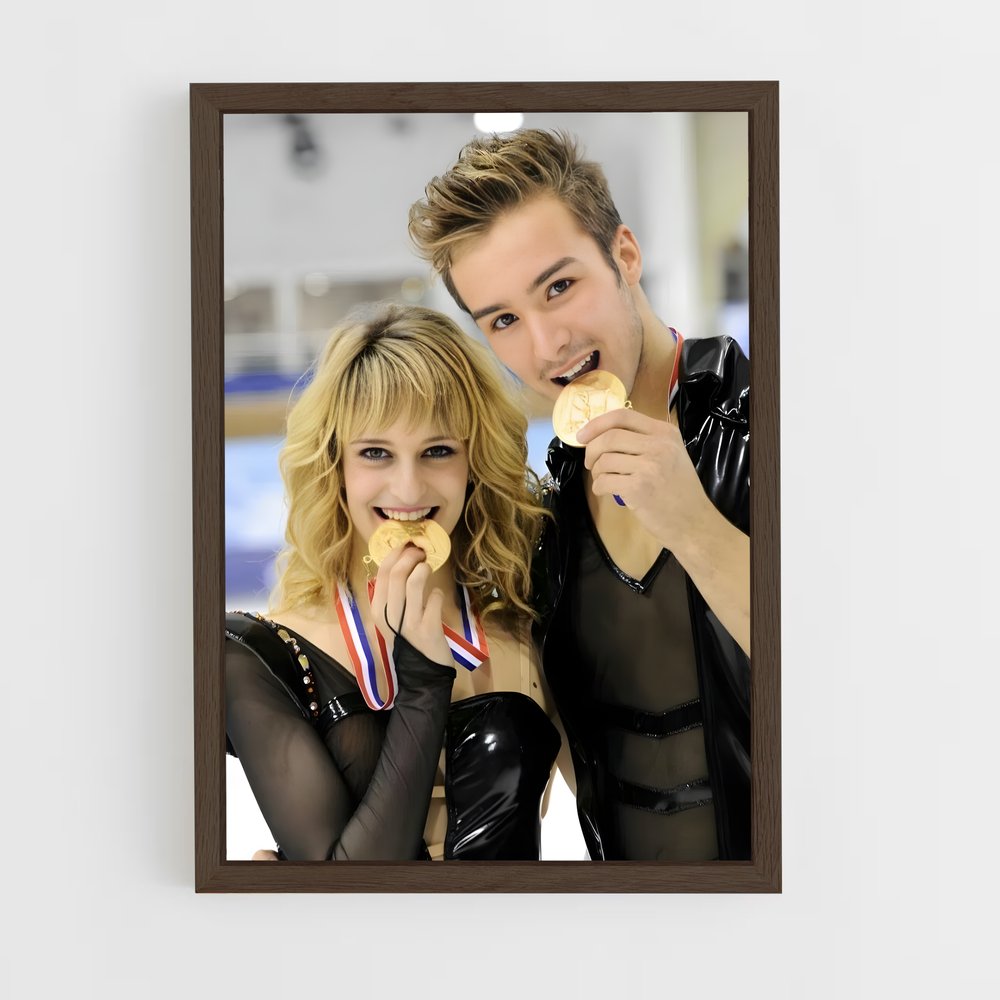 ap-gabriella papadakis-2 cadre Bois foncé