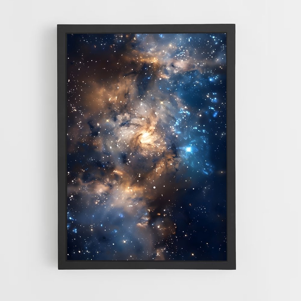 ap-galaxy cluster-4 cadre Noir