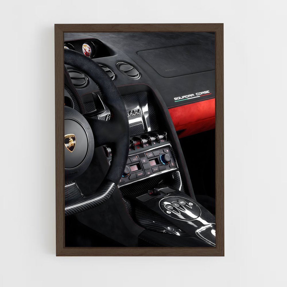 ap-gallardo squadra corse-2 cadre Bois foncé