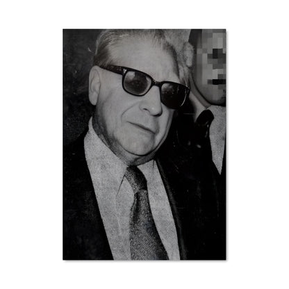 Poster L'Homme au Costume Noir