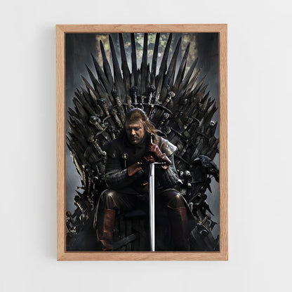 ap-game of thrones-9 cadre Bois clair