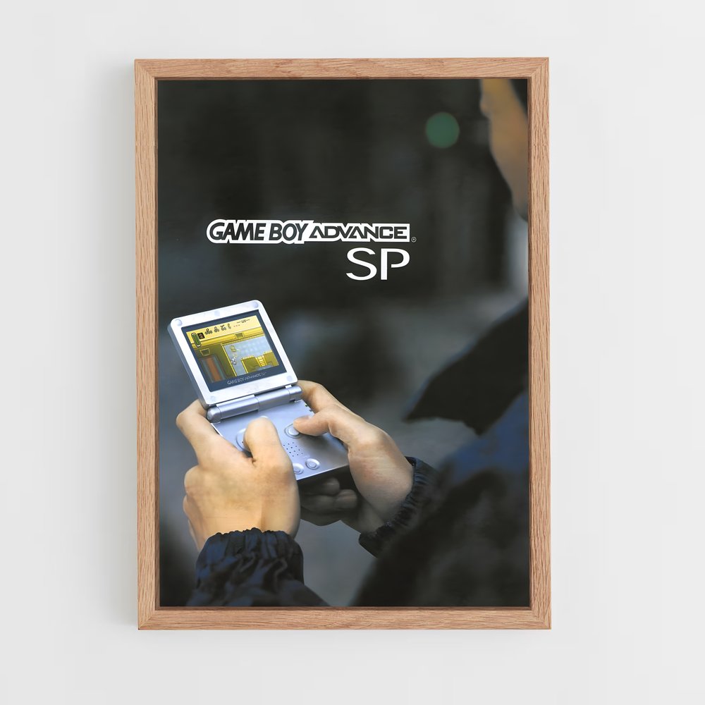 ap-gameboy advance-3 cadre Bois clair