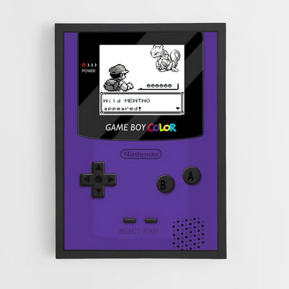 ap-gameboy color-4 cadre Noir