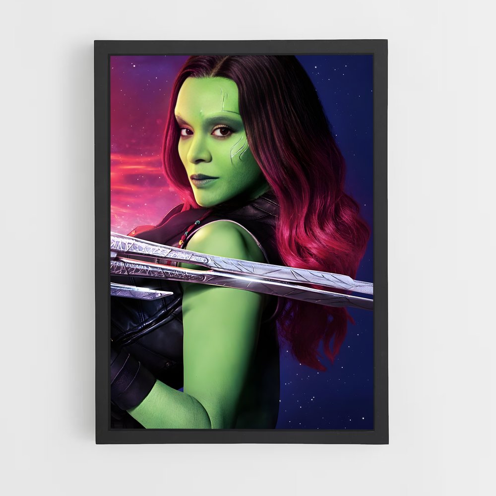 ap-gamora guardians-3 cadre Noir