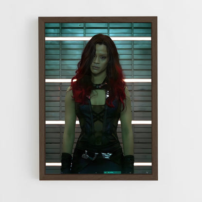 ap-gamora guardians-4 cadre Bois foncé