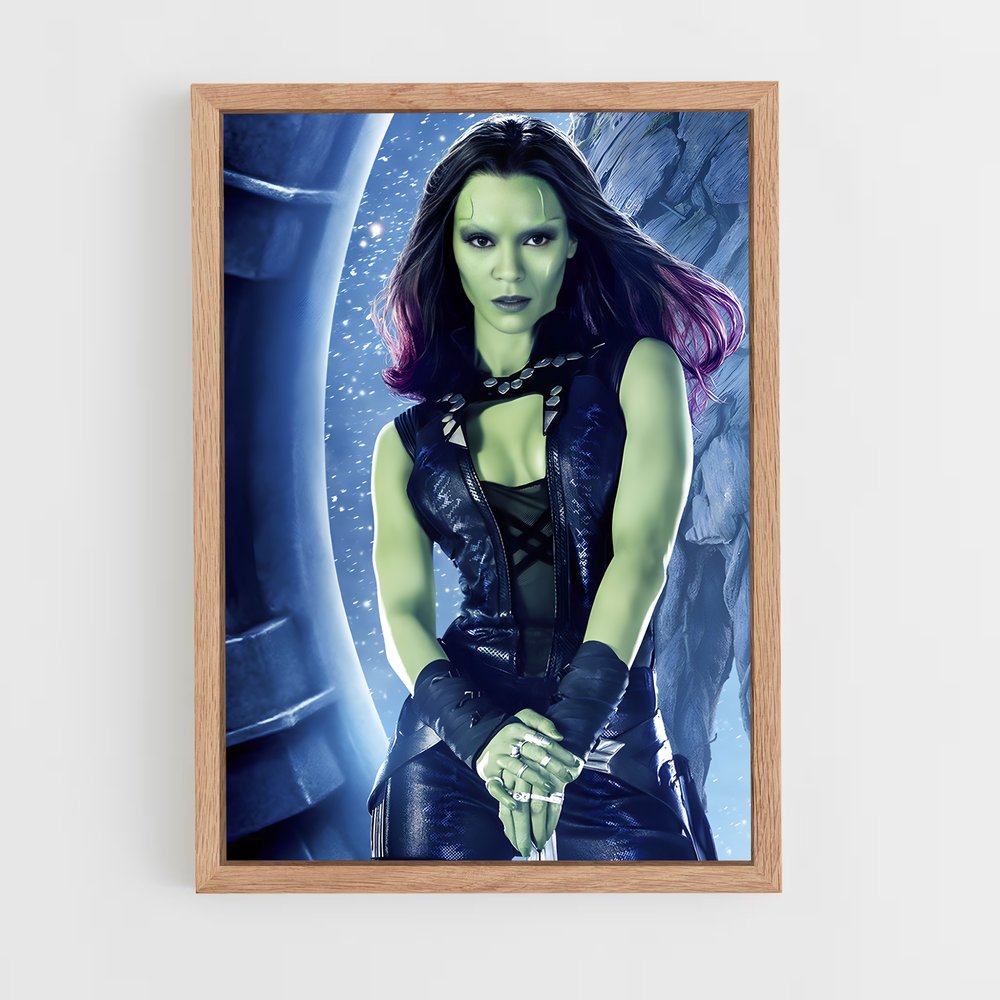 ap-gamora guardians-5 cadre Bois clair