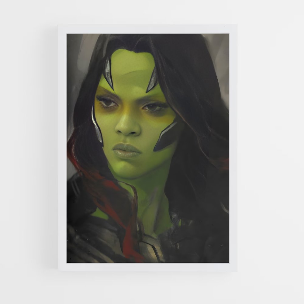 ap-gamora guardians-6 cadre Blanc