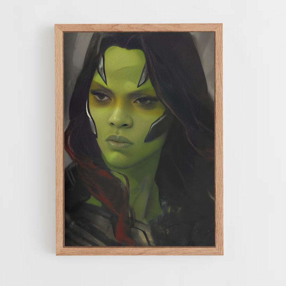 ap-gamora guardians-6 cadre Bois clair
