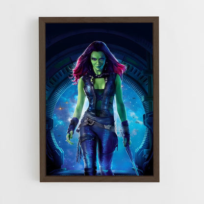 ap-gamora guardians-8 cadre Bois foncé