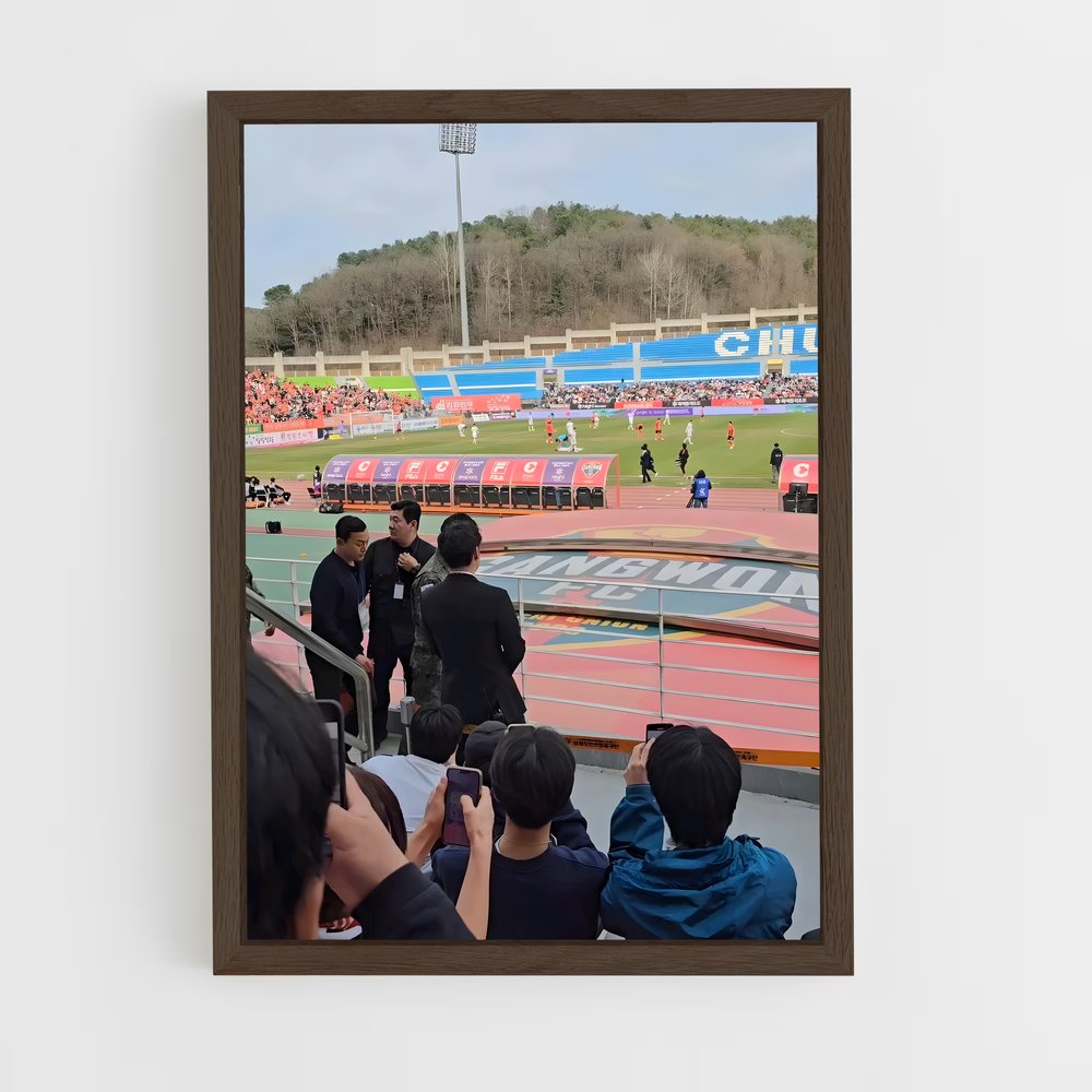 ap-gangwon fc-5 cadre Bois foncé