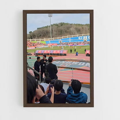ap-gangwon fc-5 cadre Bois foncé