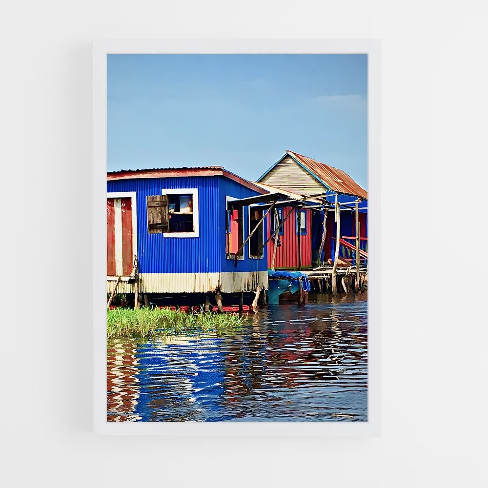 ap-ganvie stilt village-4 cadre Blanc