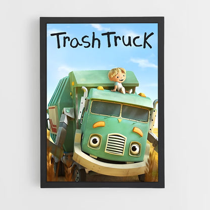 ap-garbage truck-1 cadre Noir
