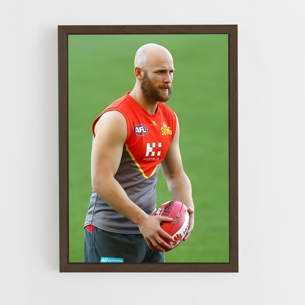 ap-gary ablett-2 cadre Bois foncé