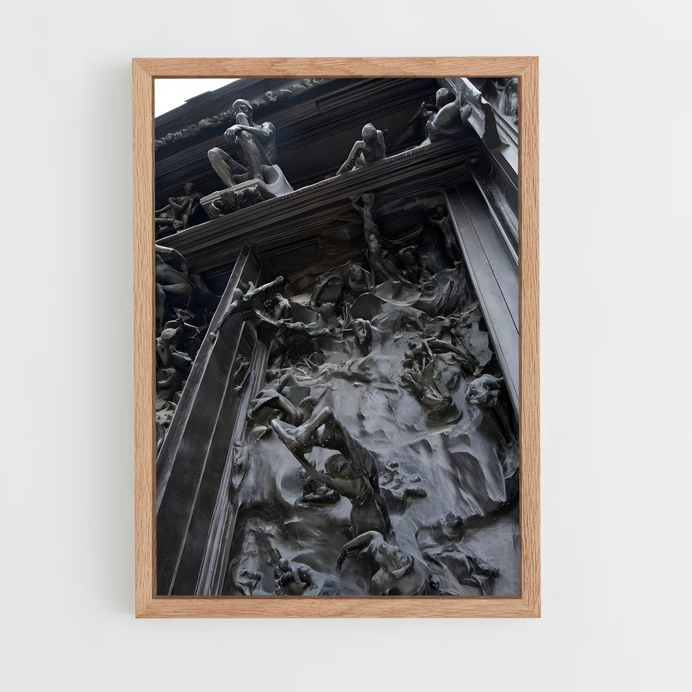 ap-gates of hell rodin-1 cadre Bois clair