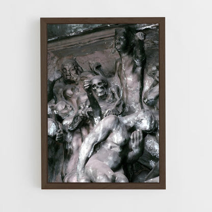 ap-gates of hell rodin-3 cadre Bois foncé