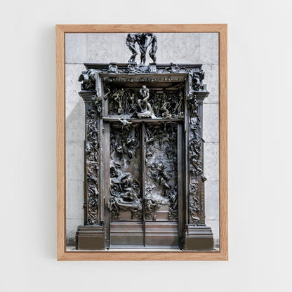 ap-gates of hell rodin-4 cadre Bois clair
