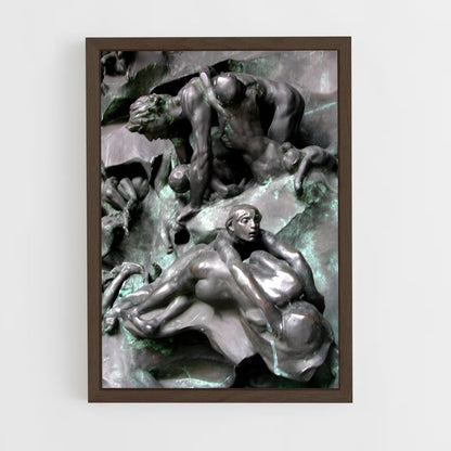 ap-gates of hell rodin-6 cadre Bois foncé