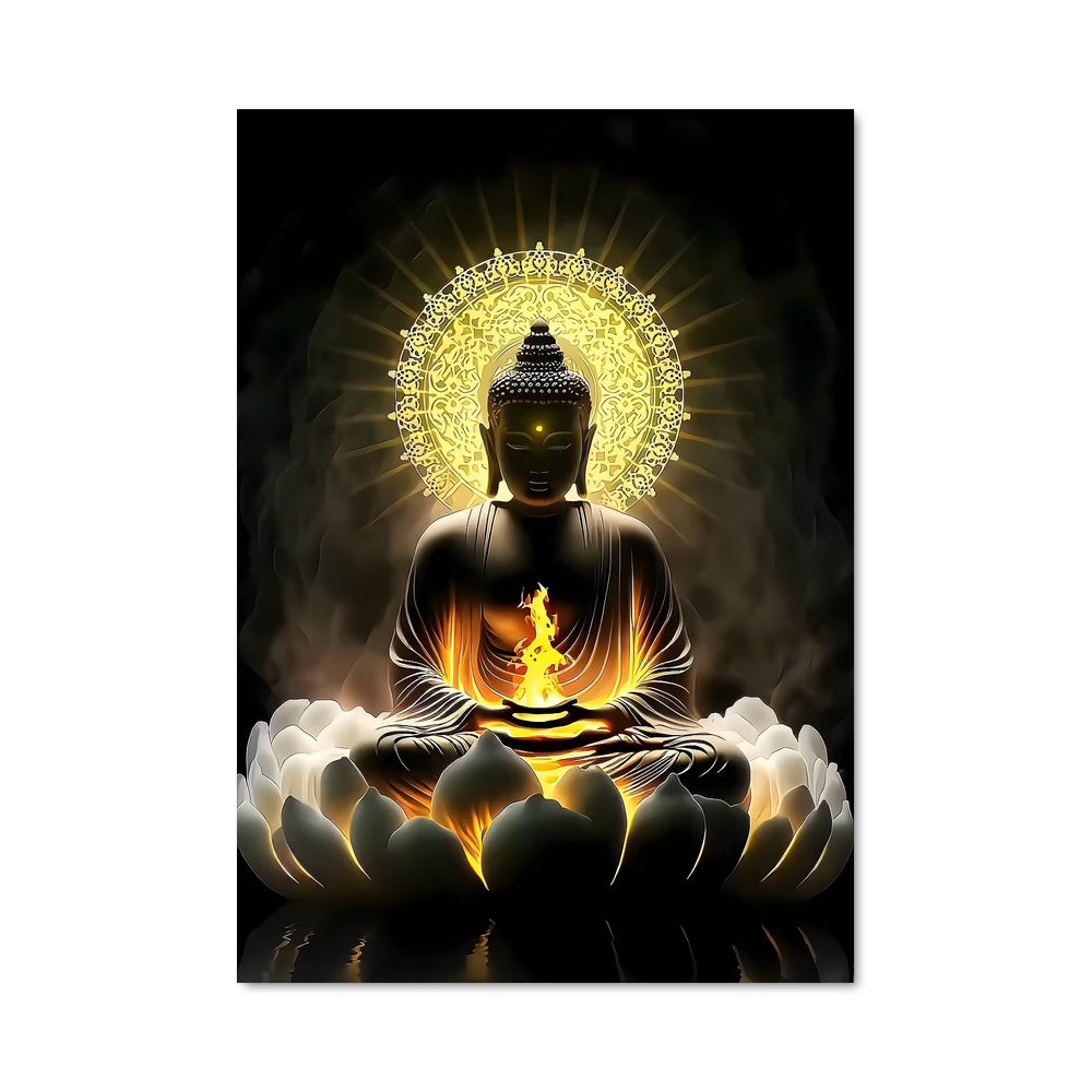 Poster Lumière du Bouddha