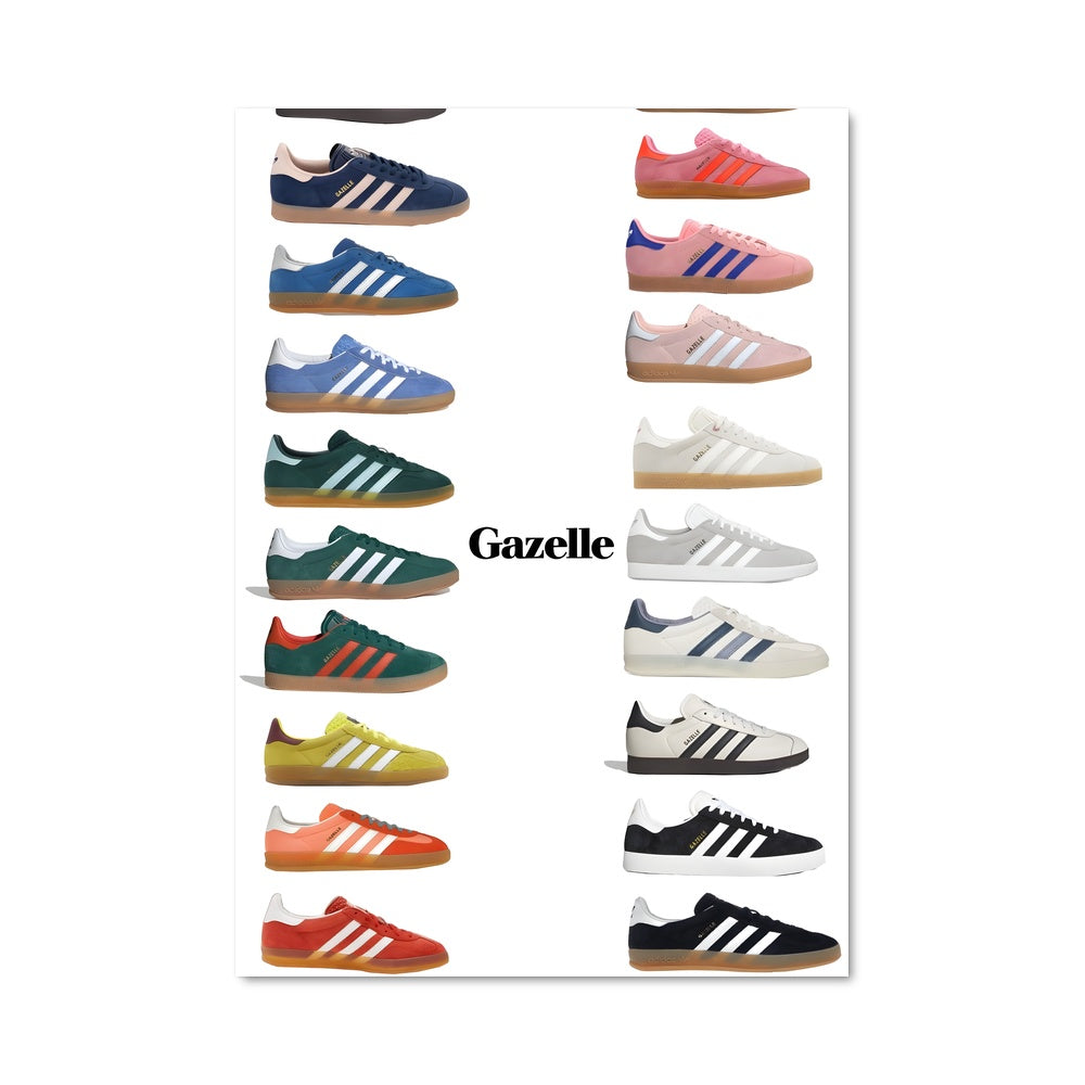 Poster Gazelle Colorée