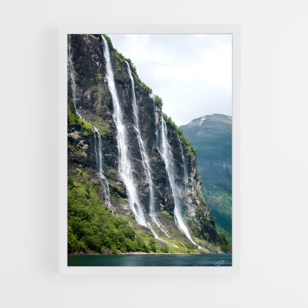 ap-geiranger fjord-4 cadre Blanc