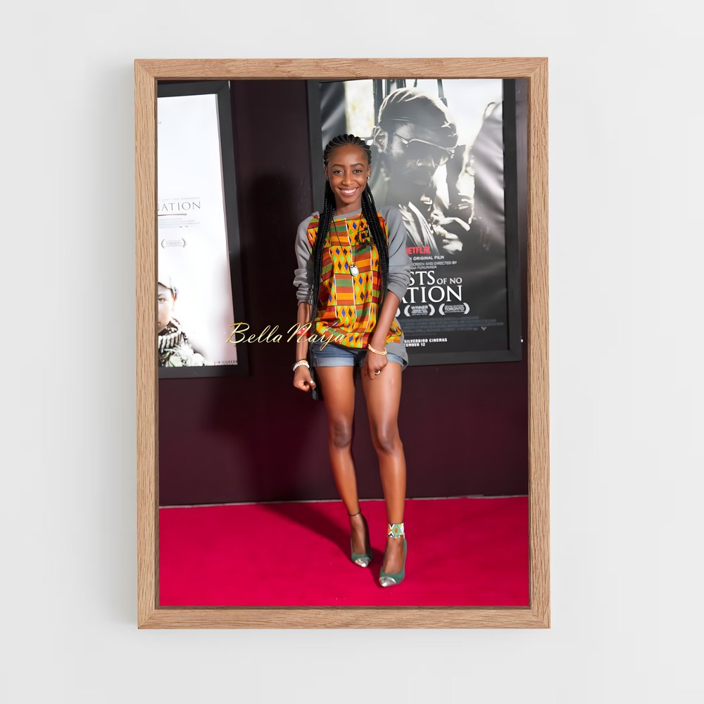 ap-genevieve nnaji-3 cadre Bois clair