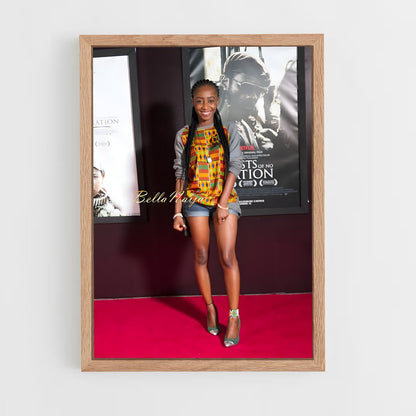 ap-genevieve nnaji-3 cadre Bois clair