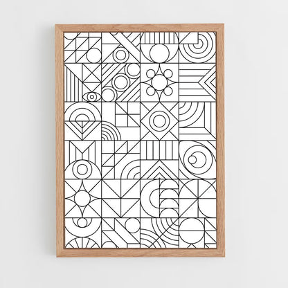 ap-geometric-2 cadre Bois clair