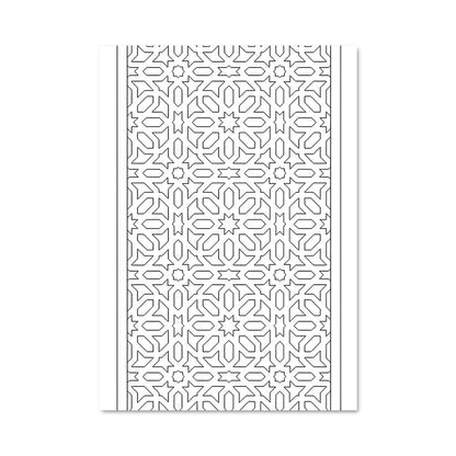 Poster Labyrinthe Géométrique
