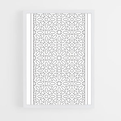 ap-geometric patterns-1 cadre Blanc