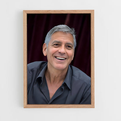 ap-george clooney-1 cadre Bois clair