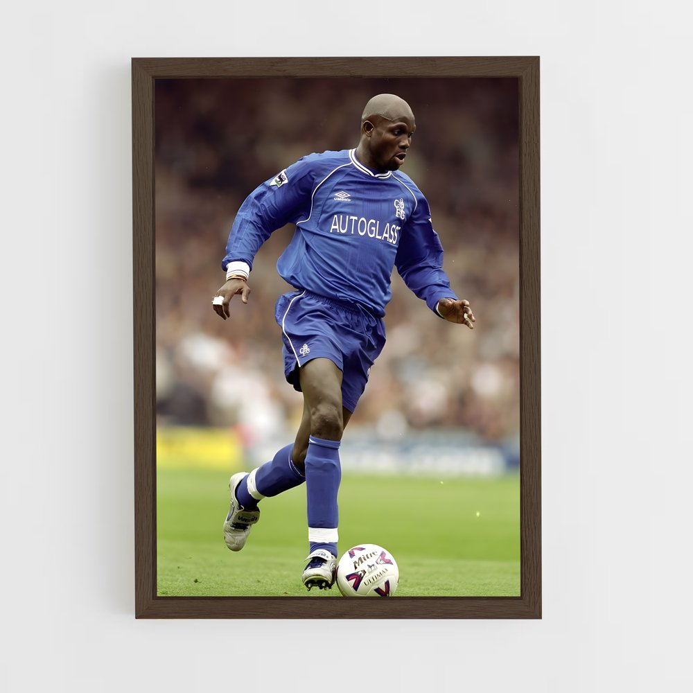 ap-george weah-7 cadre Bois foncé