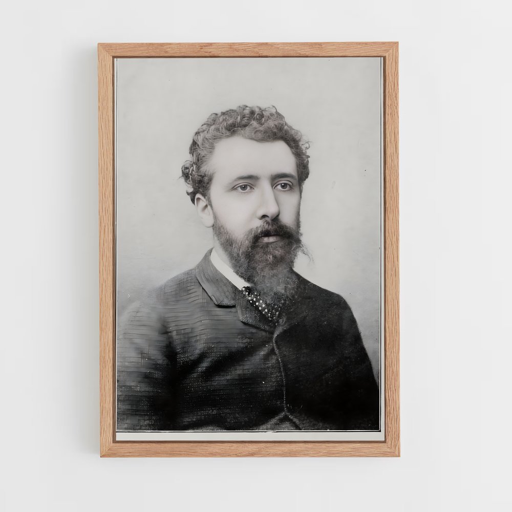 ap-georges seurat-8 cadre Bois clair