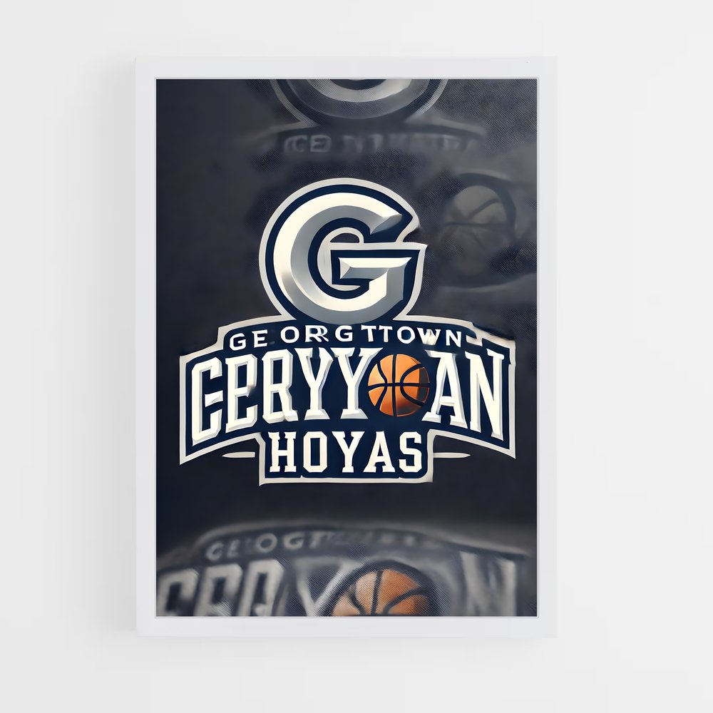 ap-georgetown hoyas-2 cadre Blanc
