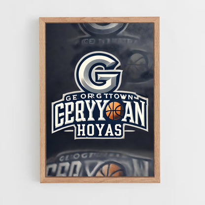 ap-georgetown hoyas-2 cadre Bois clair