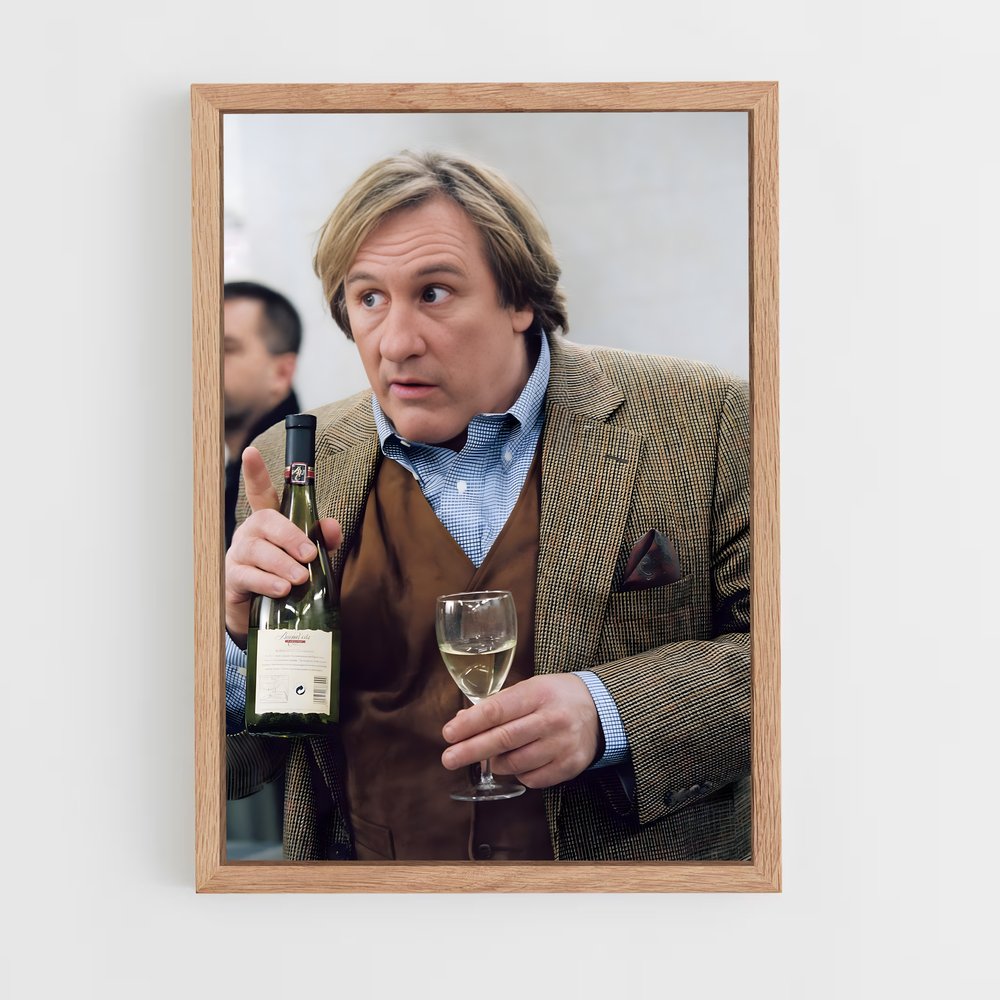 ap-gerard depardieu-3 cadre Bois clair