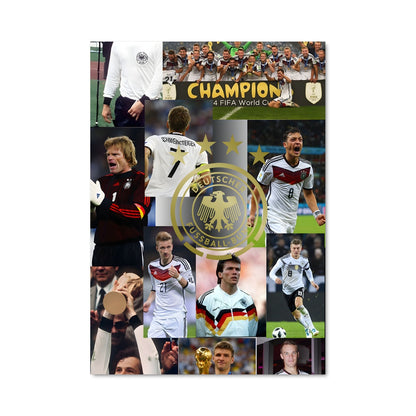 Poster Les Champions de l'Allemagne