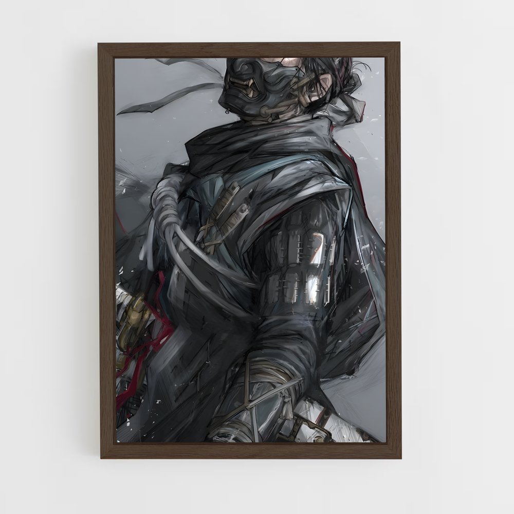 ap-ghost of tsushima-13 cadre Bois foncé