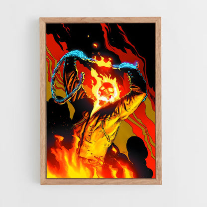 ap-ghost rider johnny blaze-1 cadre Bois clair