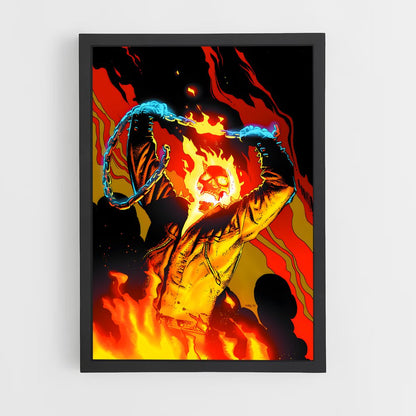 ap-ghost rider johnny blaze-1 cadre Noir